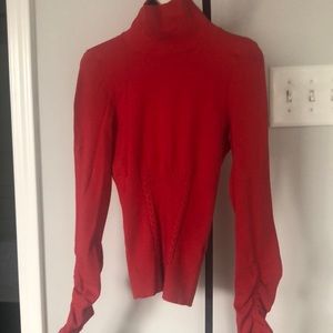 Red Karen Millen turtle neck Sweater